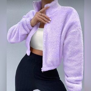 SHEIN | sherpa jacket.